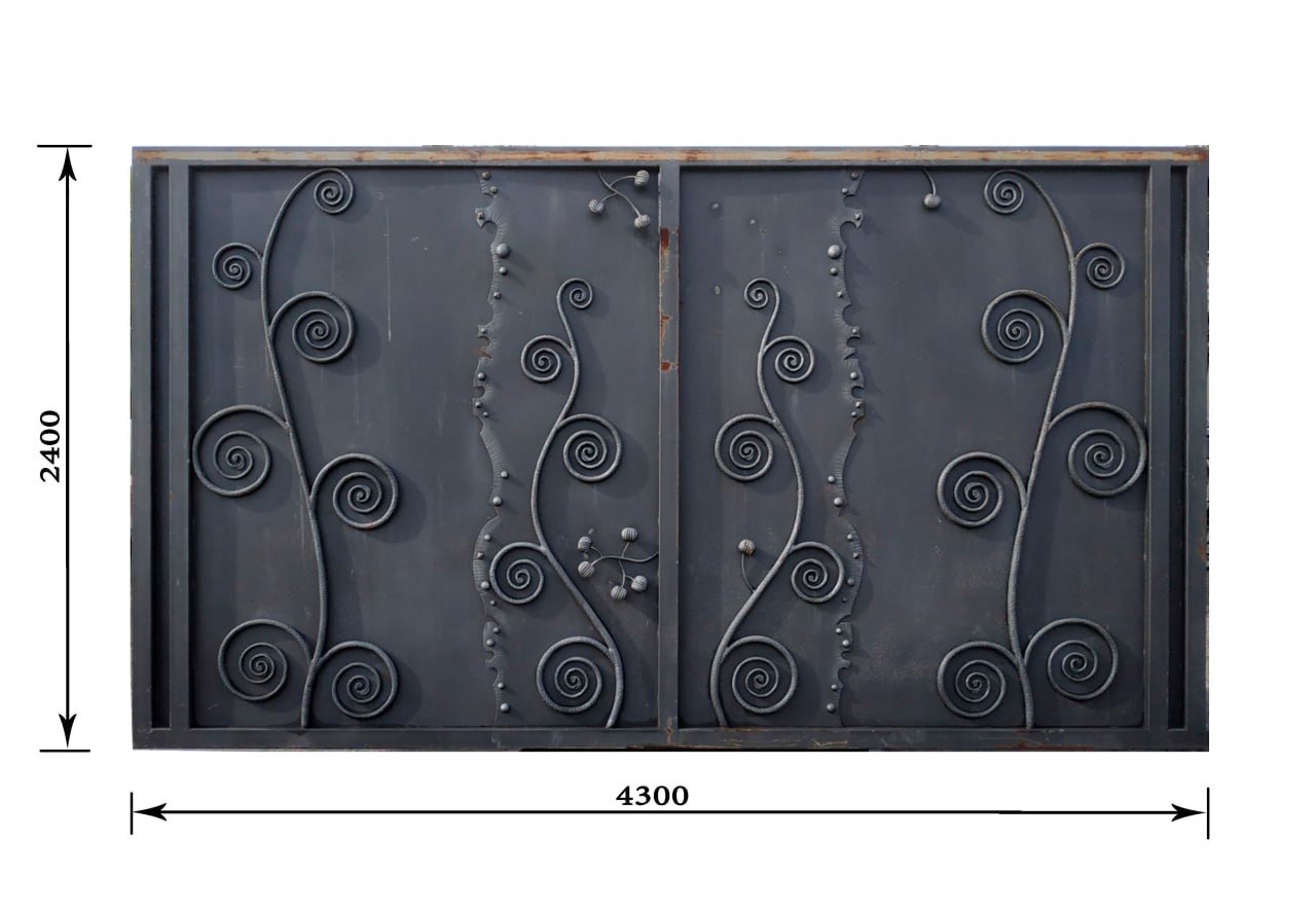 Wrought iron gate